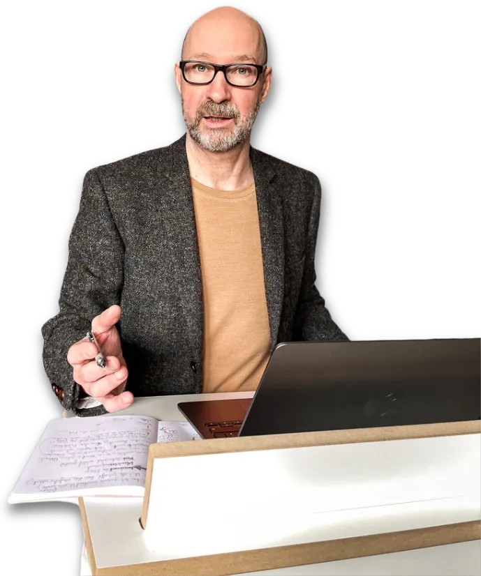 Bernd Lohmeyer - Argumentation am Stehpult